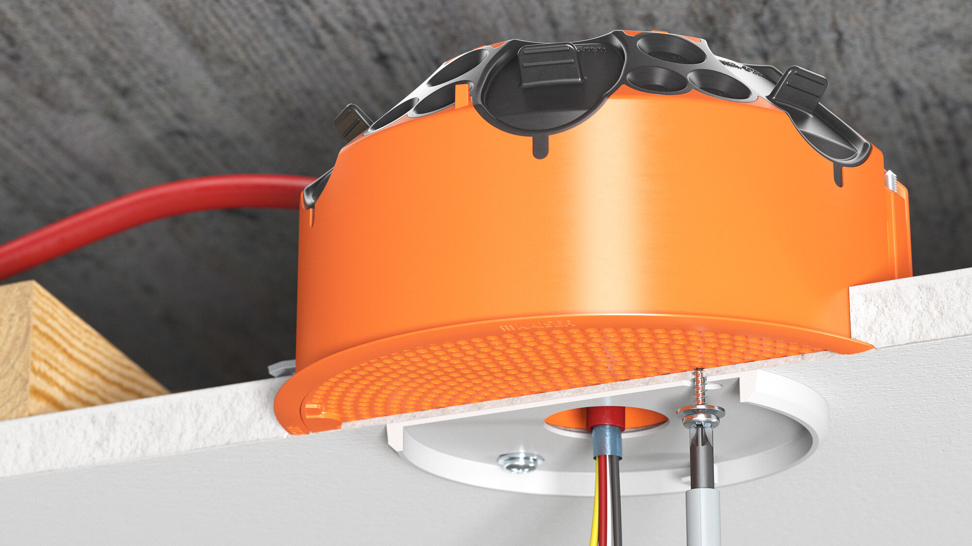 Neues Universal-Einbaugehäuse mit innovativen Features von KAISER Neues Universal-Einbaugehäuse mit innovativen Features von KAISER