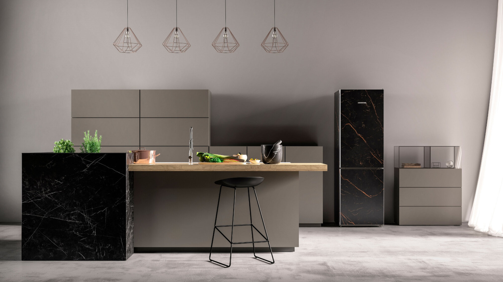 Neue Liebherr MyStyle Mason-Serie in edlen Stein-Designs