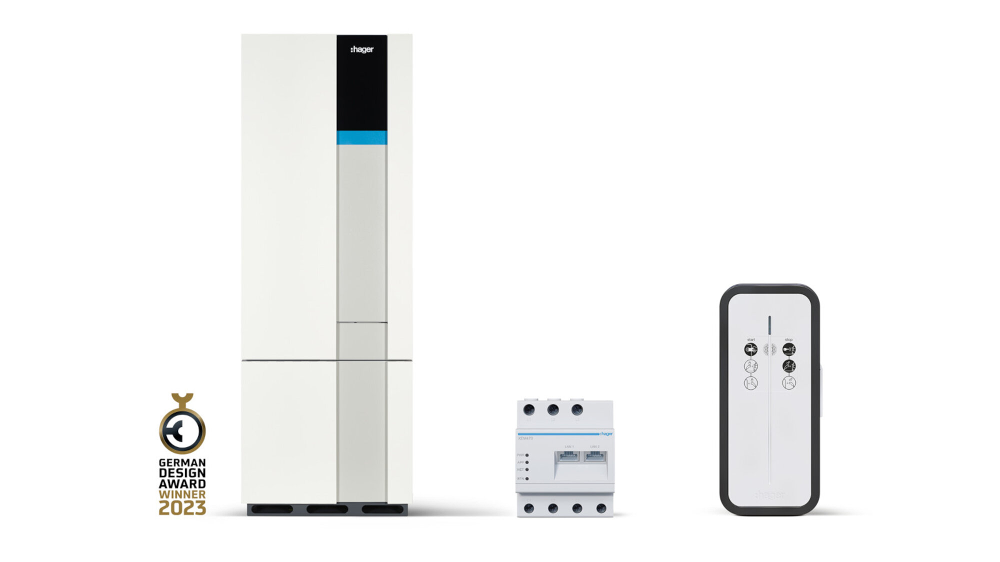 Komplettlösung: Hager Energiemanagement mit Energieverteilung, Energiespeicher, Energiemanager und Wallbox Komplettlösung: Hager Energiemanagement mit Energieverteilung, Energiespeicher, Energiemanager und Wallbox