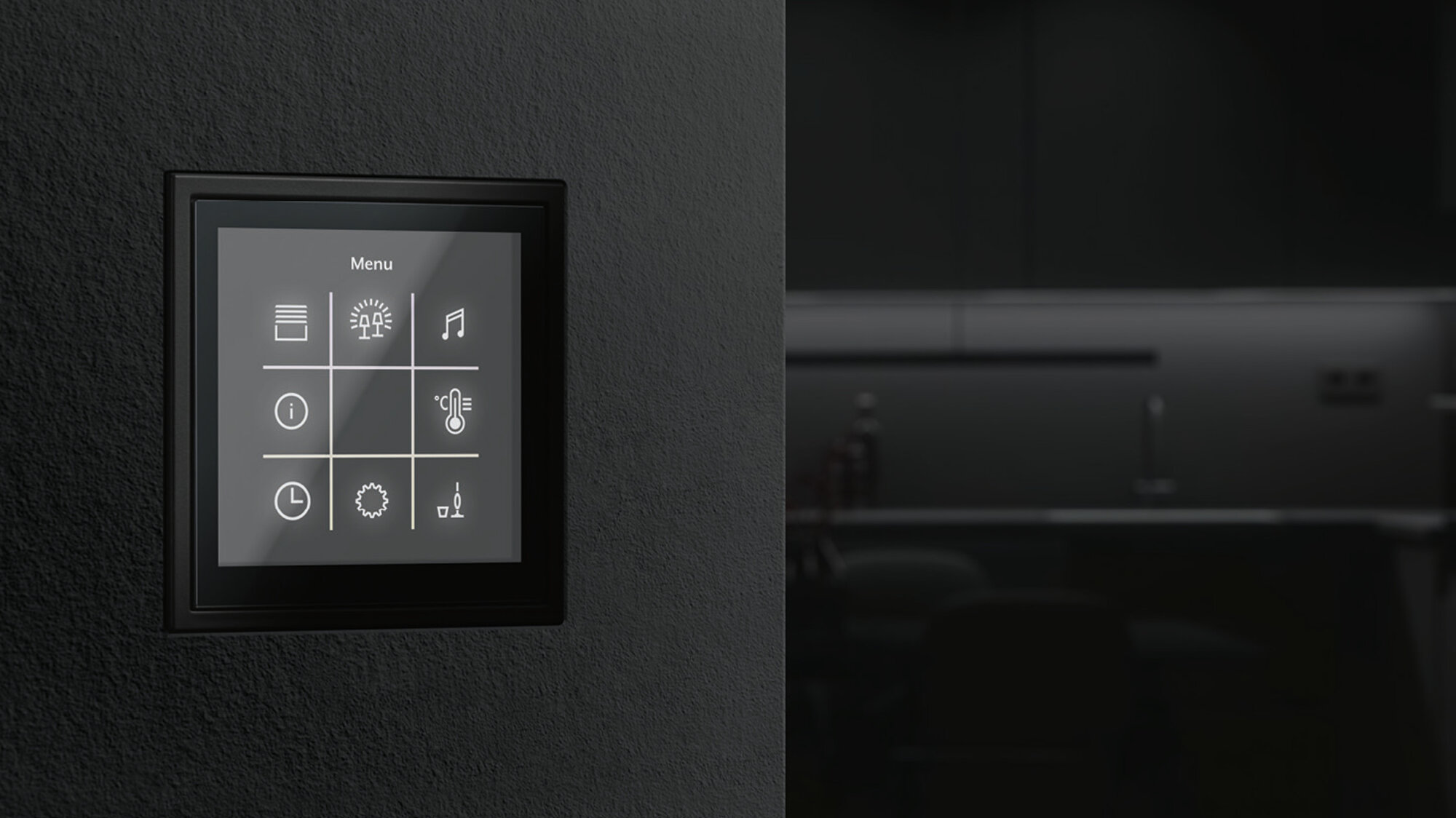KNX Touchdisplay im Schalterdesign KNX Touchdisplay im Schalterdesign