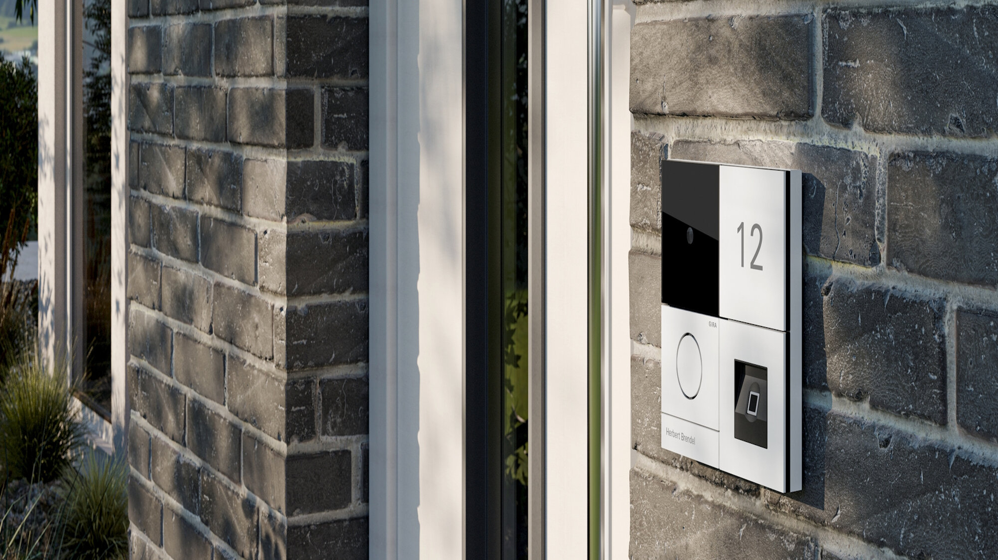 Gira Keyless In Fingerprint im Gira System 106
