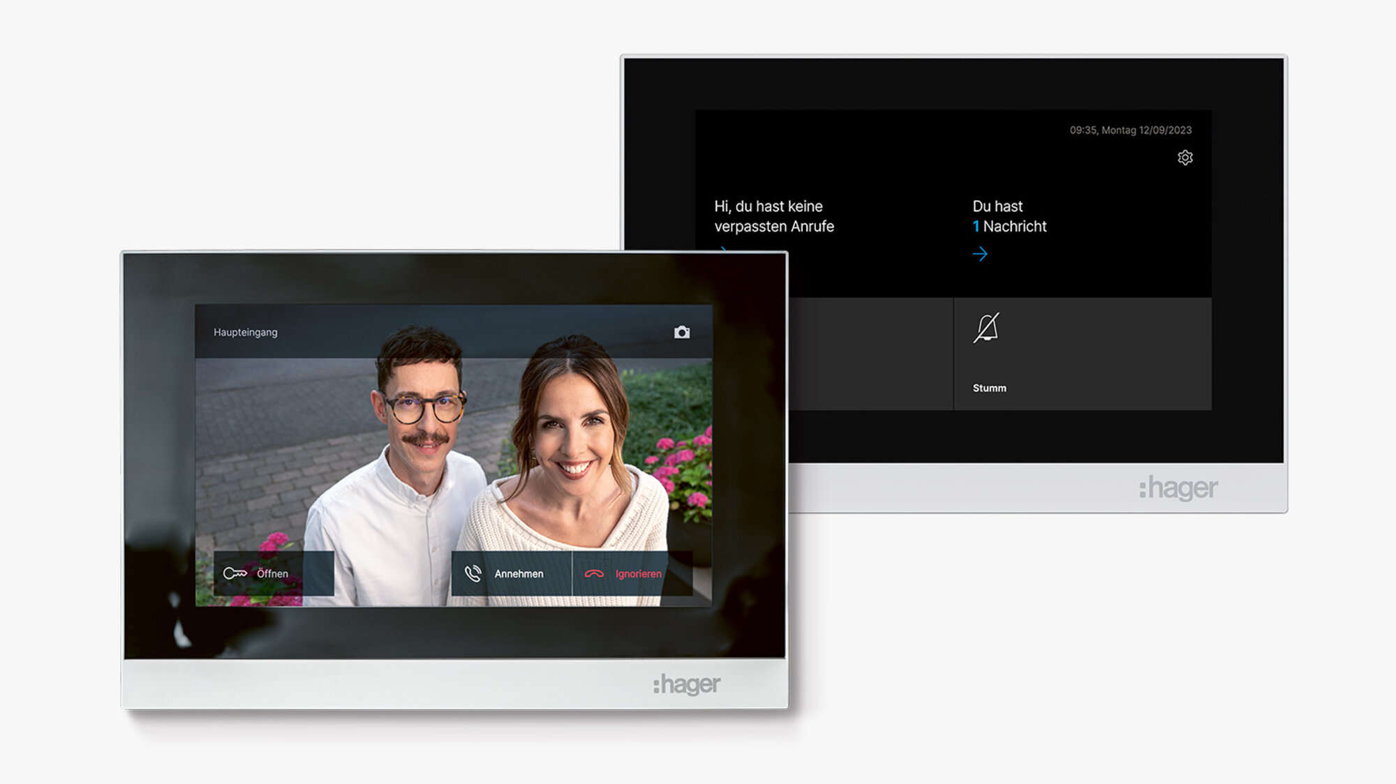Die Video-Innenstation intercom view Die Video-Innenstation intercom view