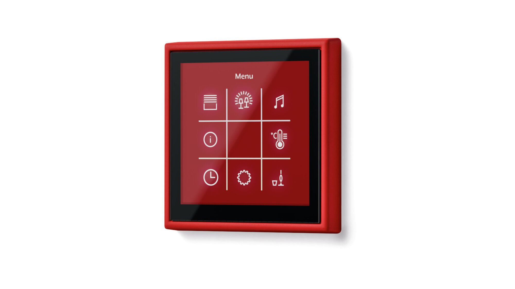 KNX Touchdisplay im Schalterdesign KNX Touchdisplay im Schalterdesign