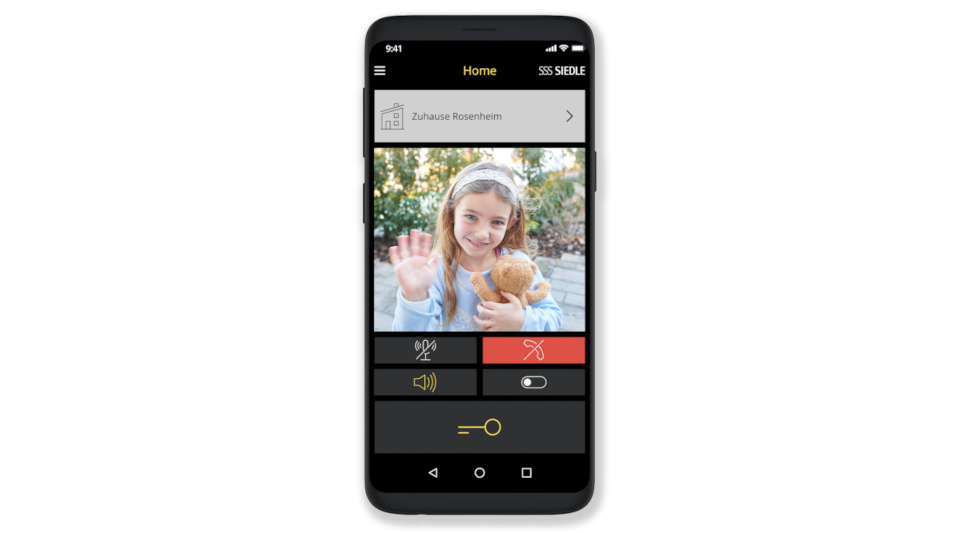 Video-Türsprechanlage mit Siedle App