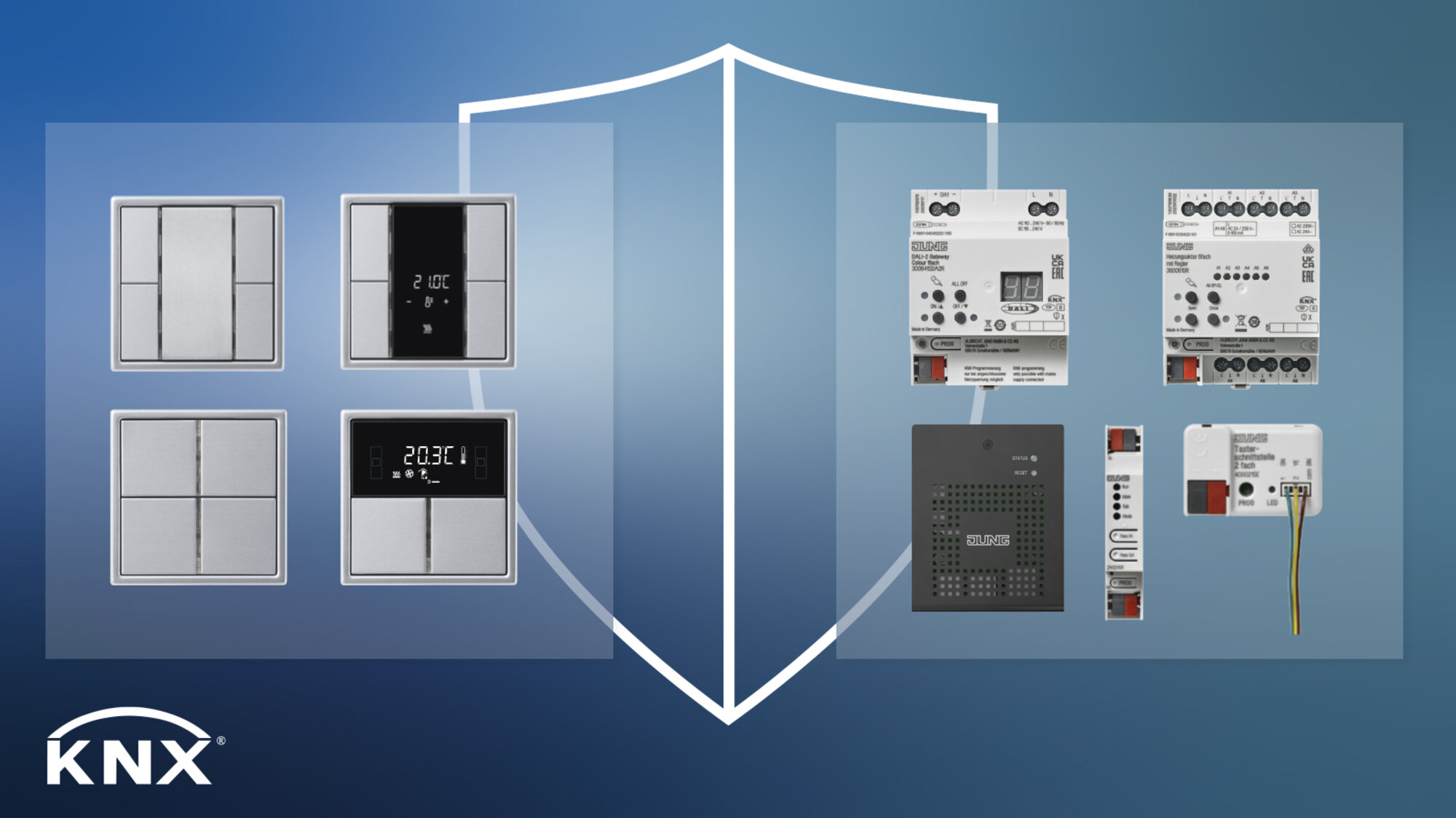 KNX Secure Produkte von JUNG