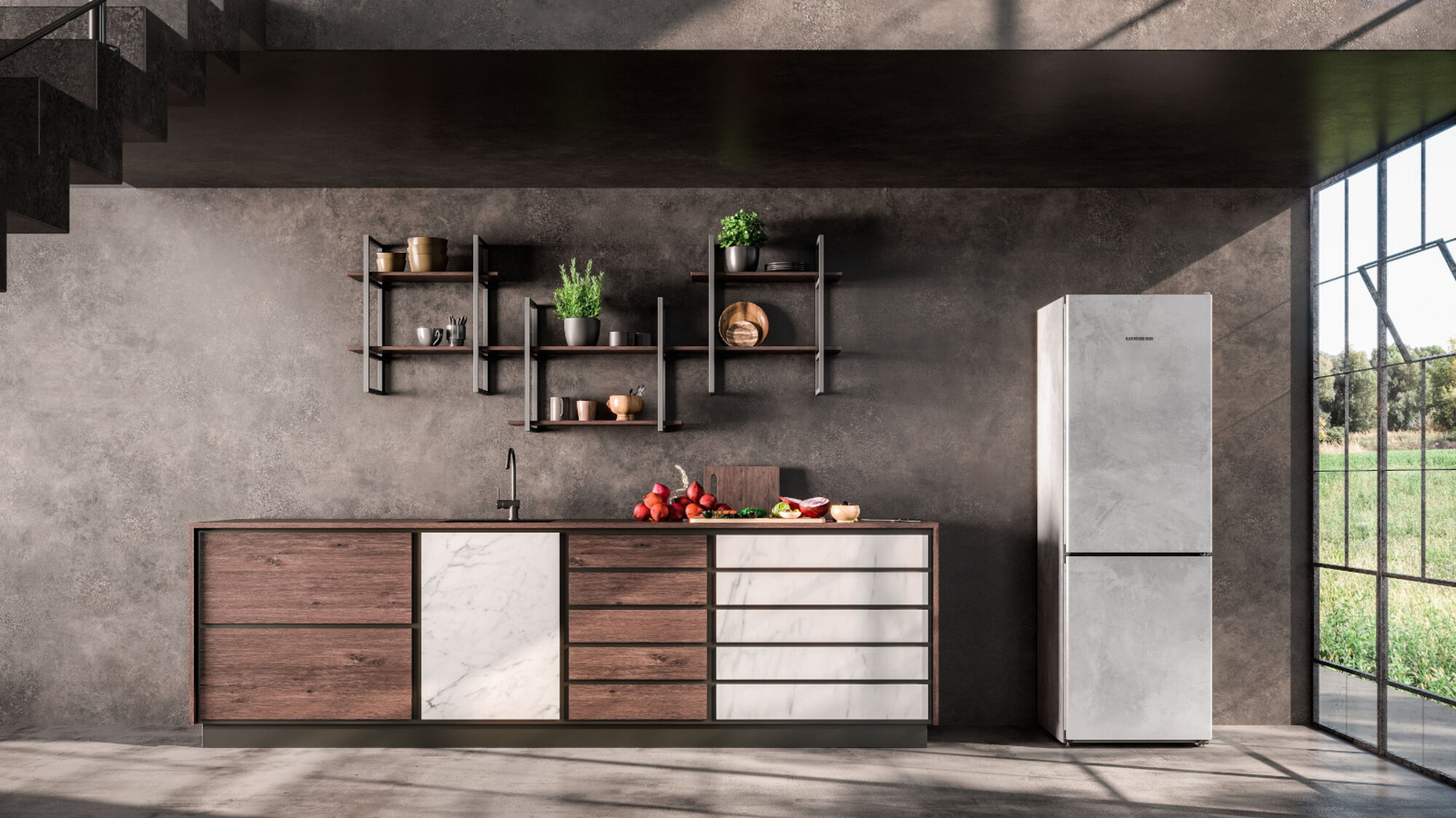 Neue Liebherr MyStyle Mason-Serie in edlen Stein-Designs