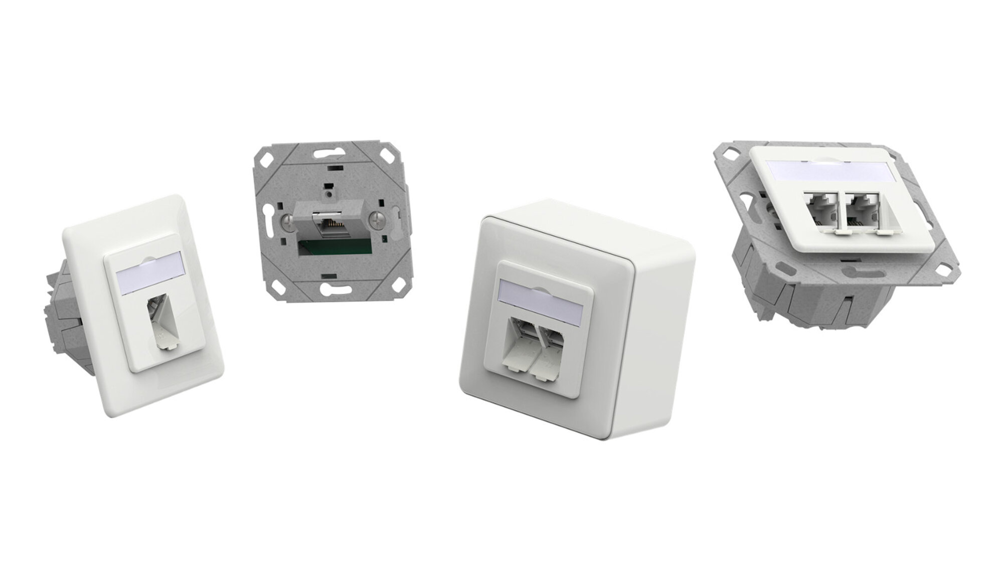 METZ CONNECT RJ45_Anschlussdose: Variantenübersicht