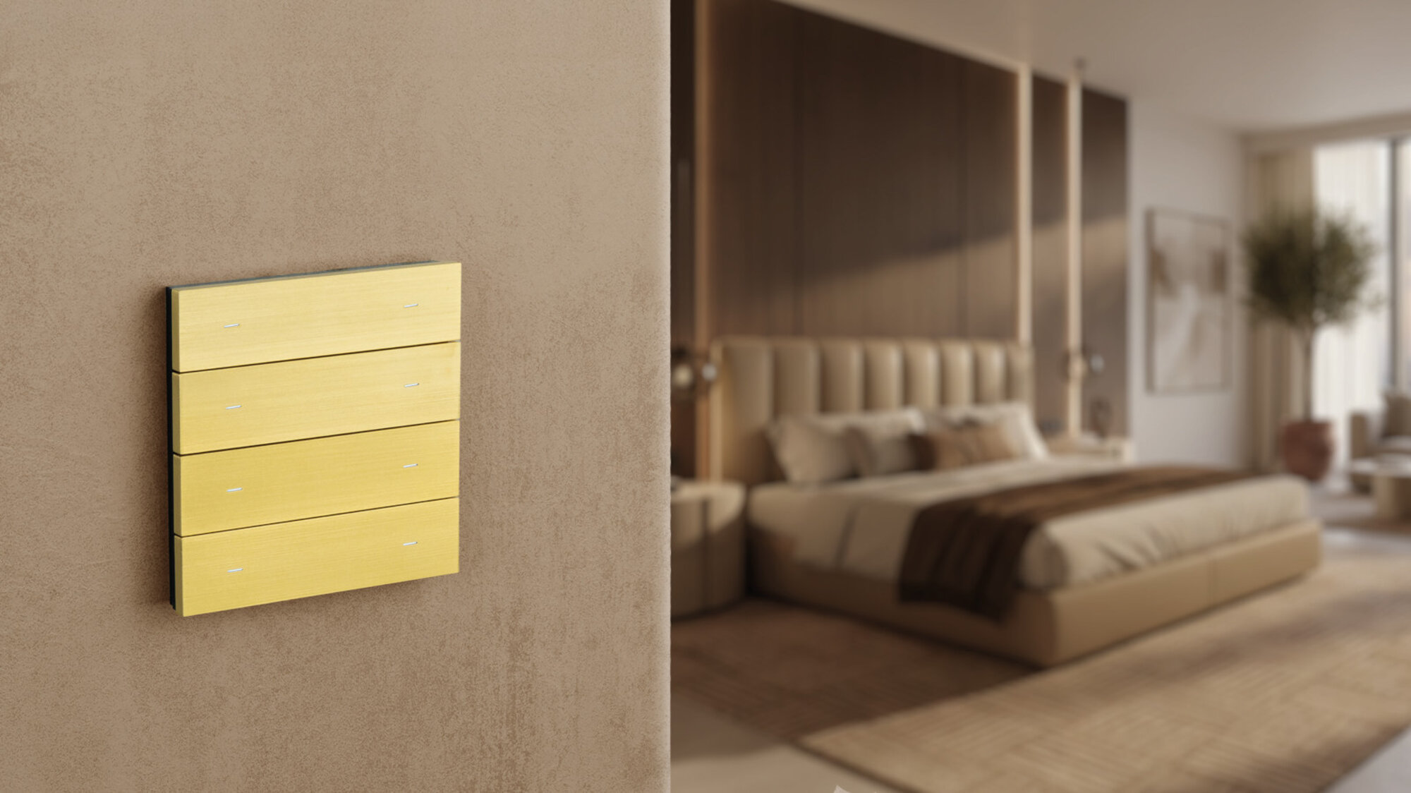 Theben iONprime Zur Serie gehören ein Tastsensor in Varianten mit eins, zwei und vier Wippen sowie der Raumcontroller iONprime CP 4 KNX mit 4-Zoll-Touchdisplay. (Foto: Theben AG)