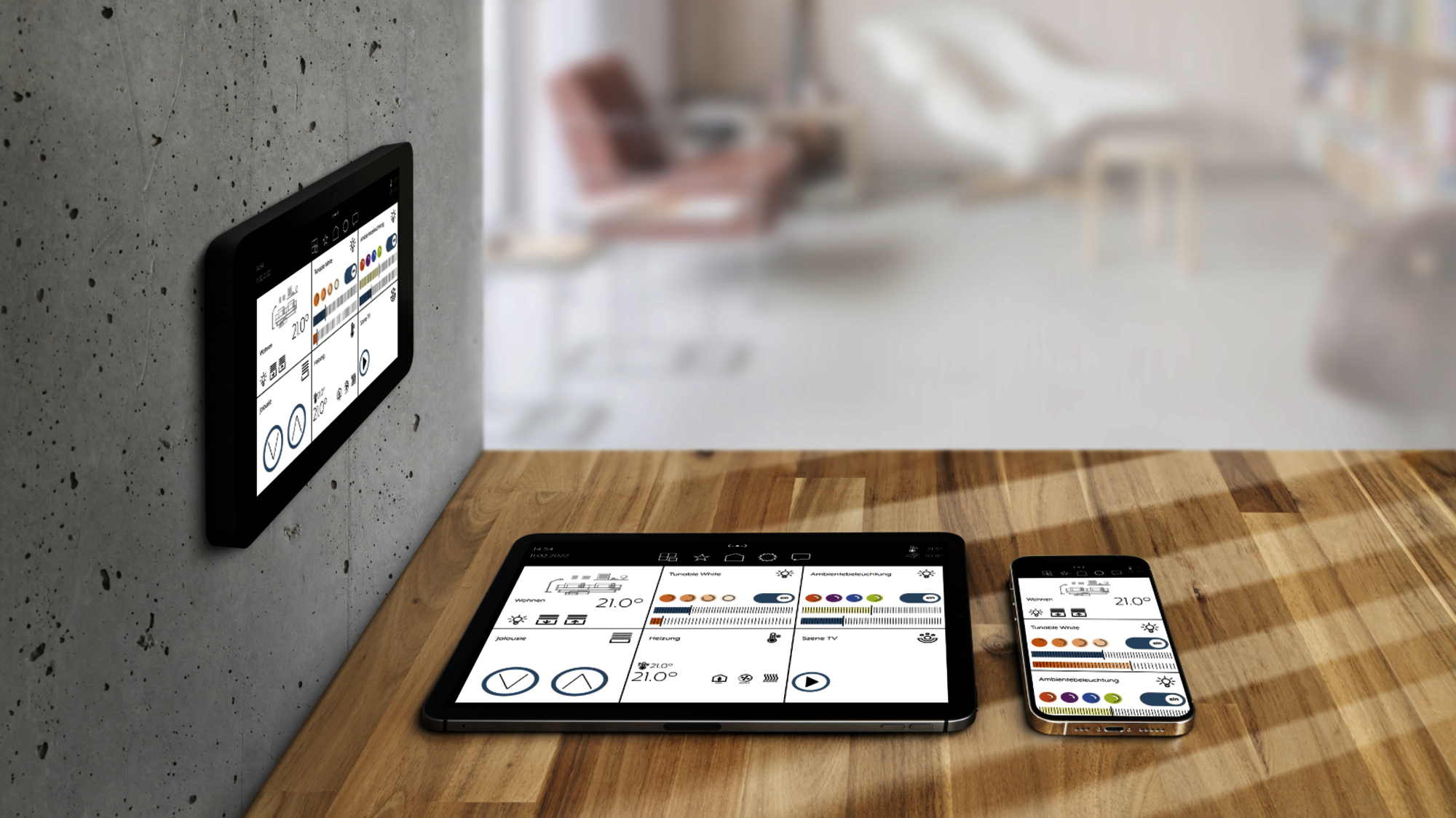 Mit einem Update hat JUNG den Funktionsumfang des KNX Touchdisplays Smart Panel 8 erweitert.