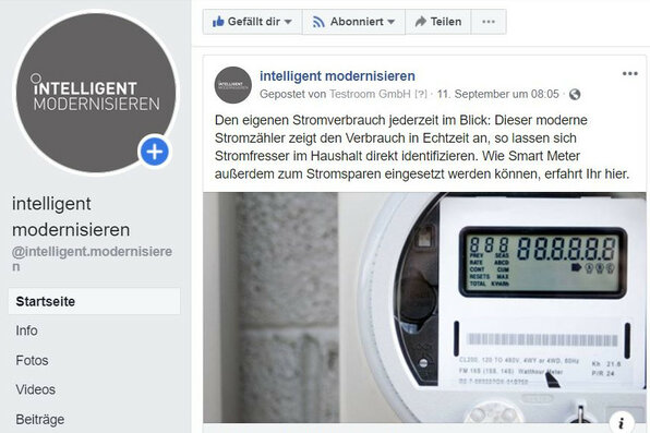 INTELLIGENT MODERNISIEREN bei Facebook