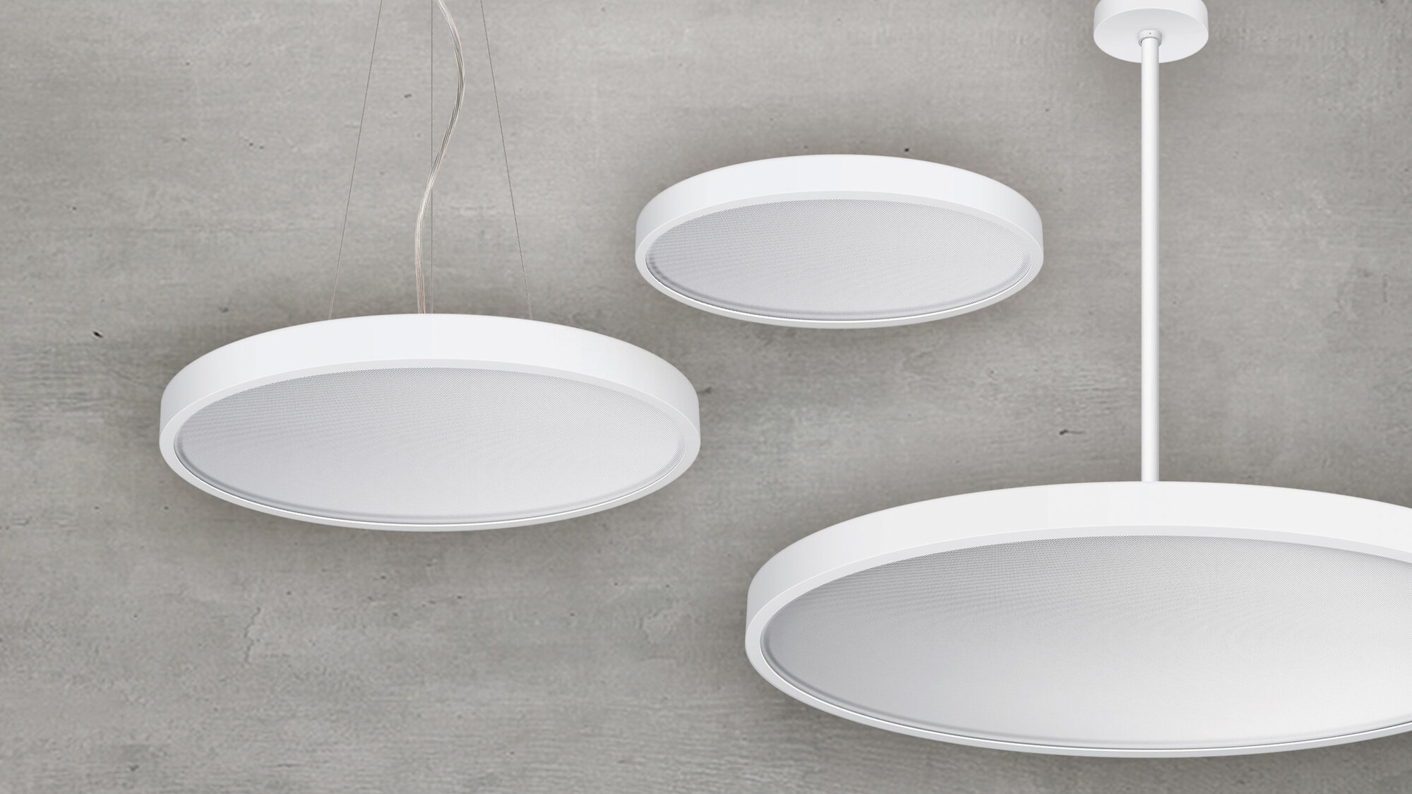 SVENJA- Deckenleuchten von ESYLUX Funktionales Design, schwebendes Licht