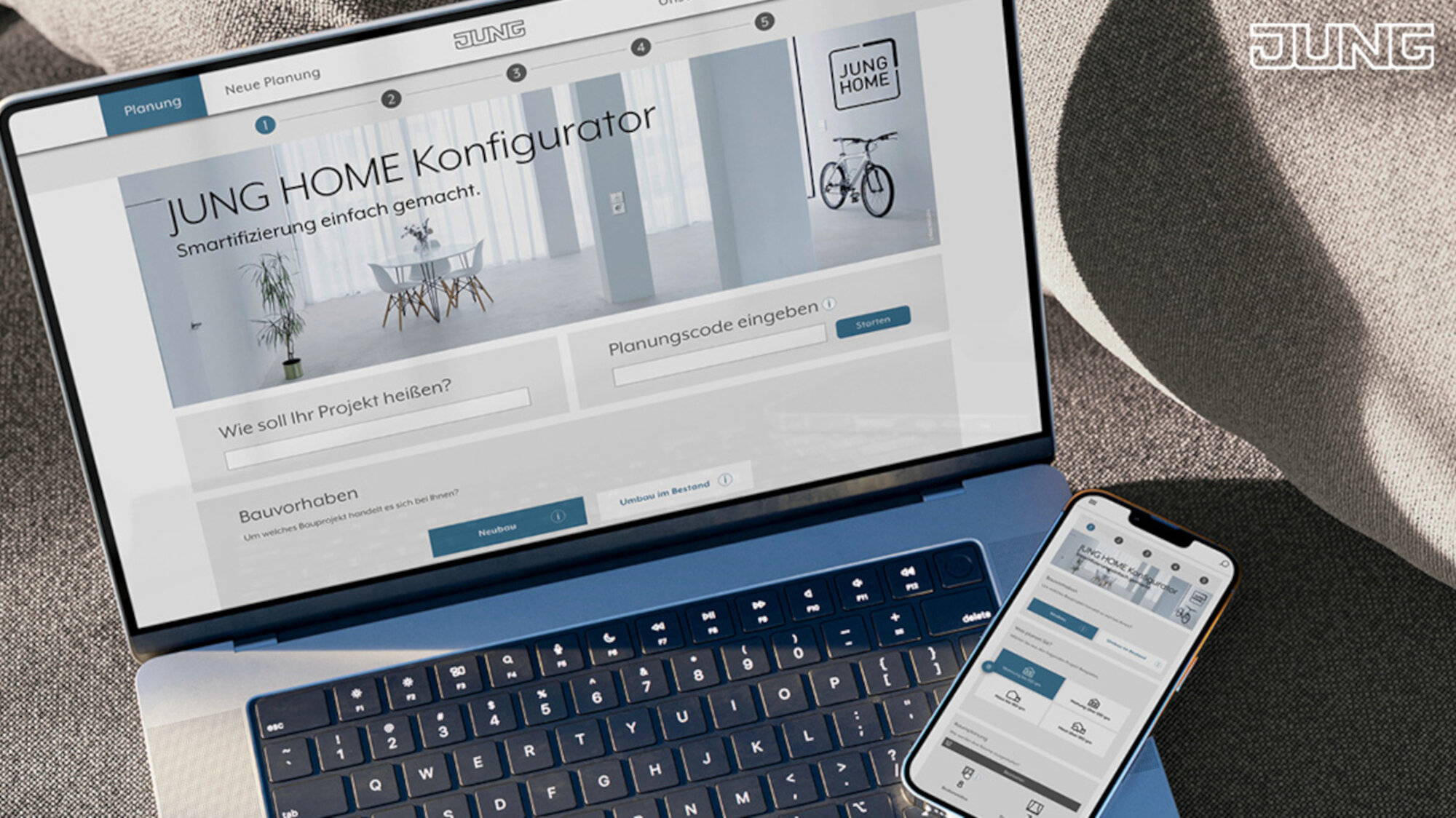JUNG HOME Konfigurator: Einfach planen JUNG HOME Konfigurator: Einfach planen