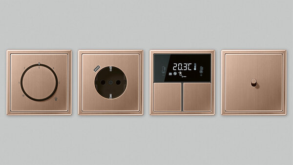 LS990 von JUNG jetzt auch in Bronze. LS990 von JUNG jetzt auch in Bronze.