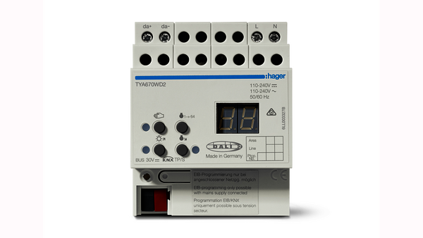 Hager KNX/DALI Gateway Tunable White Hager KNX/DALI Gateway Tunable White