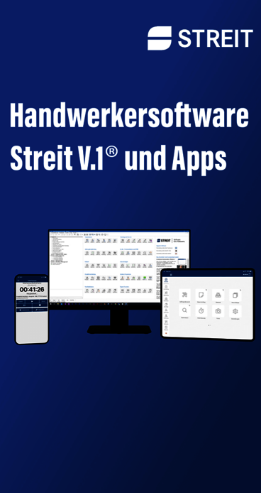 Streit V.1® - Die All-in-One Handwerkersoftware