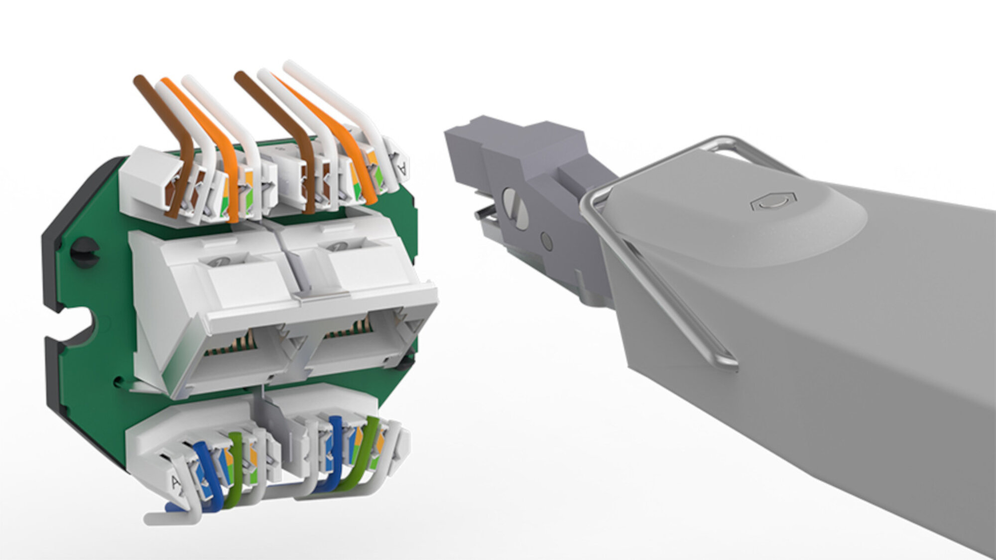 METZ CONNECT RJ45_Anschlussdose: Anschlusstechnik IDC