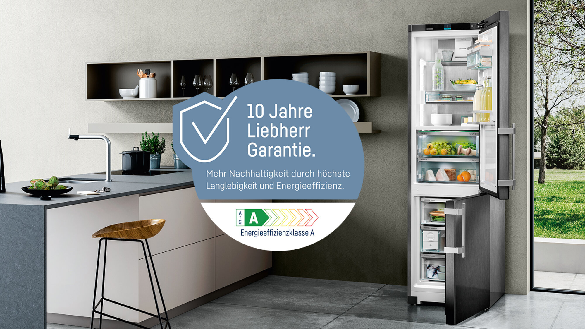 Frischevorsprung mit den neuen Energiesparmodellen von Liebherr. Frischevorsprung mit den neuen Energiesparmodellen von Liebherr.
