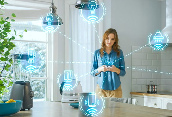 Darstellung der Smart-Home-Lösungen Kampagnenseite